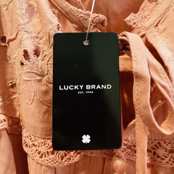 Lucky Brand - Salmon Sleeveless Dress - Picture 4 of 5